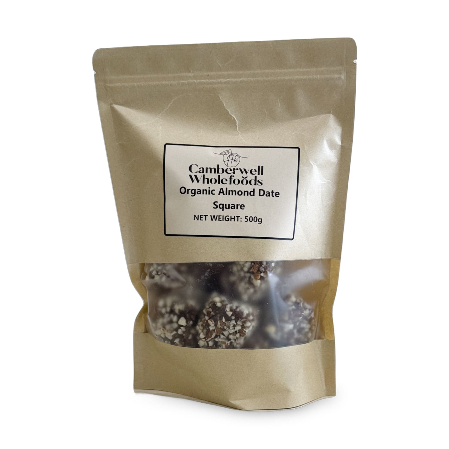 CW Organic Almond Date Squares 500g