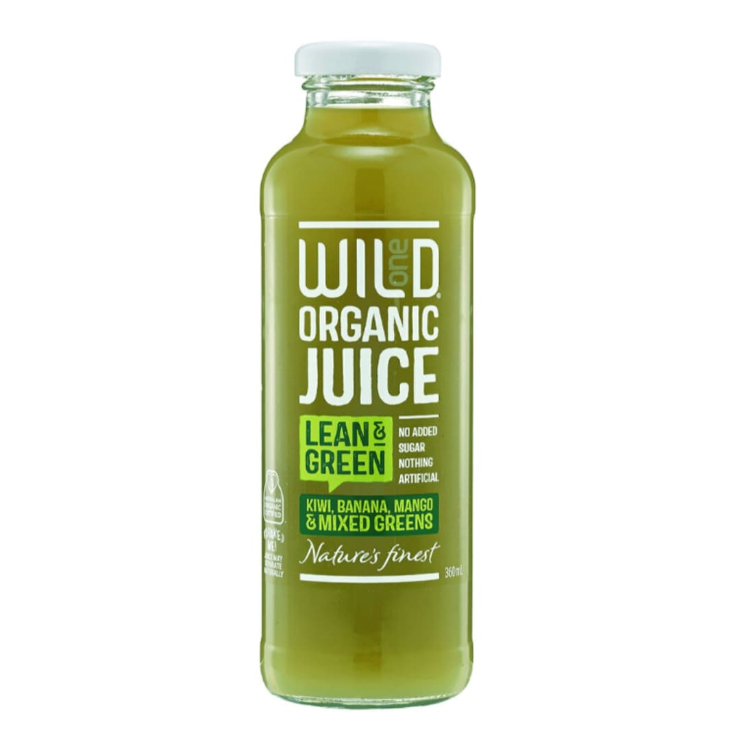 Wild One Organic Lean & Green Juice 360ml