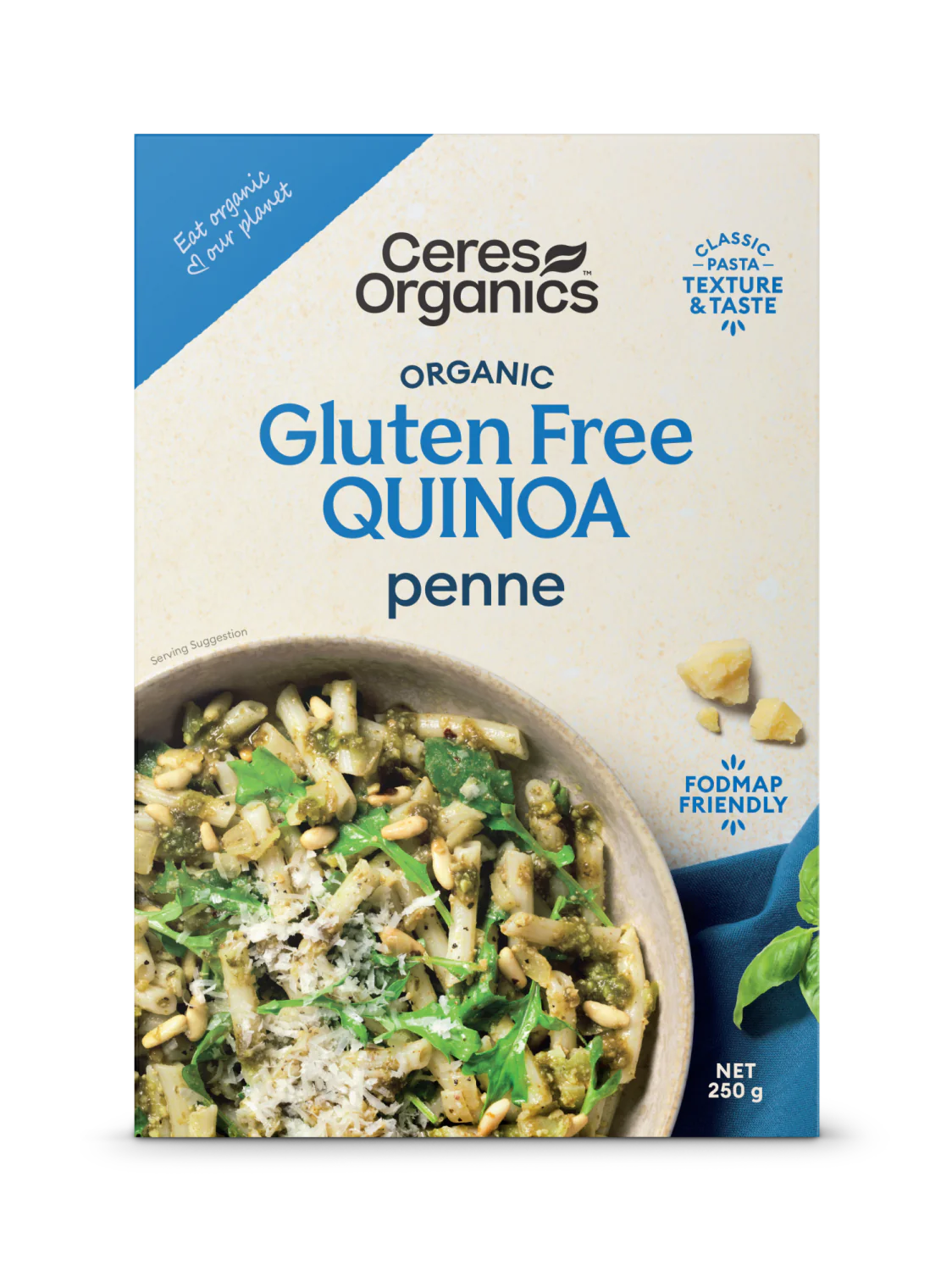 Ceres Organic Gluten Free Quinoa Penne 250g