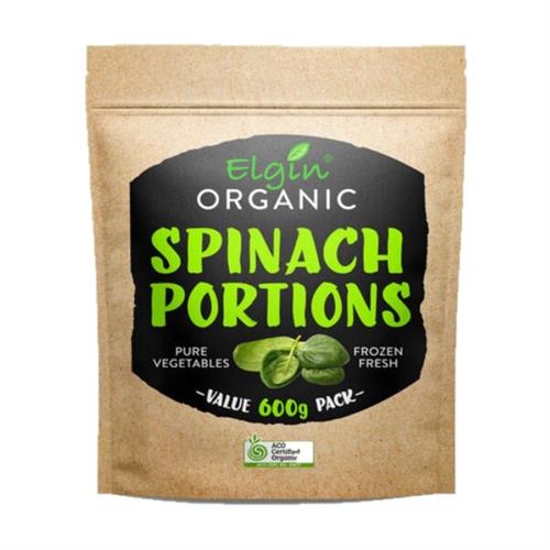 Elgin Organic Spinach Chopped 600g