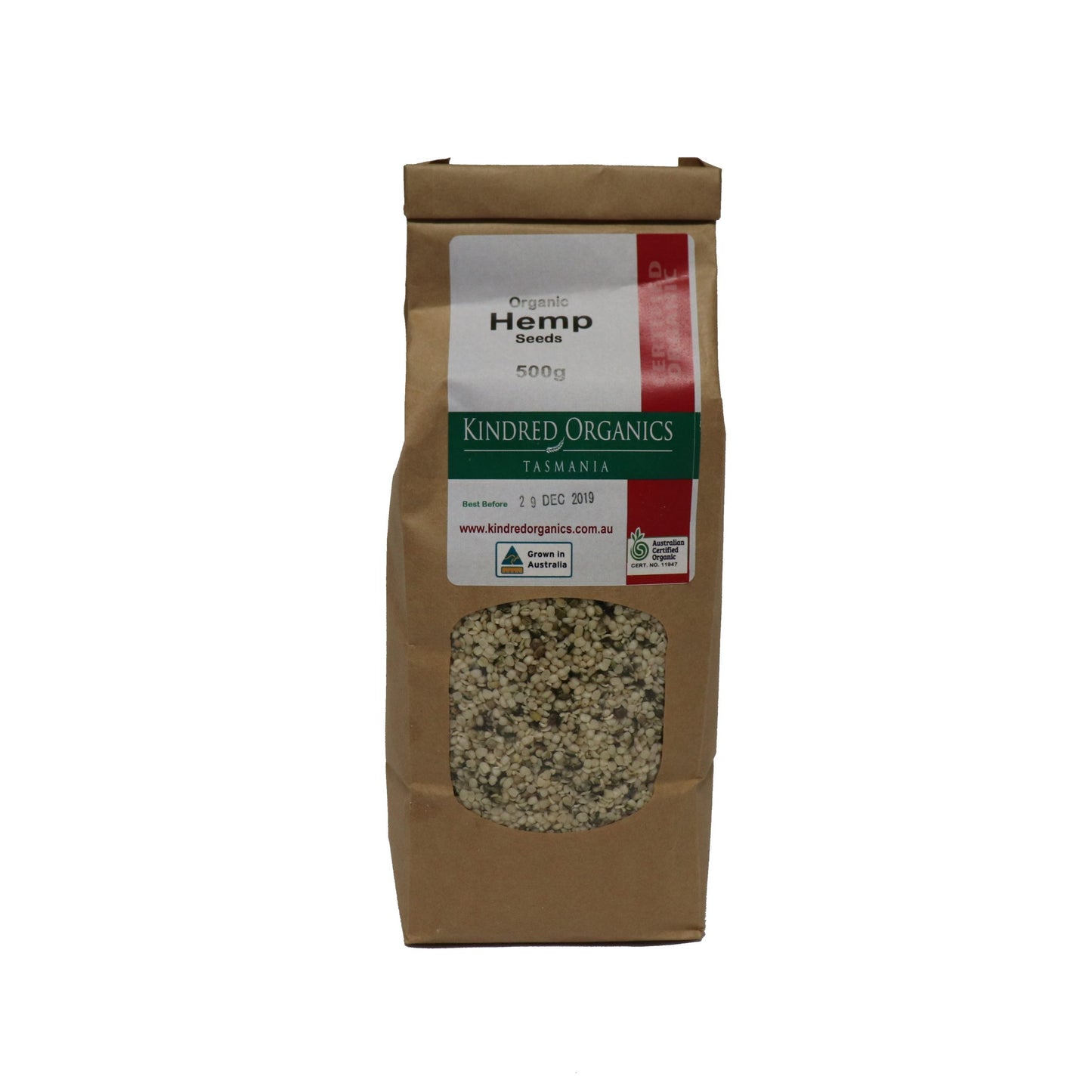 Kindred Organics Organic Hemp Seeds 500g