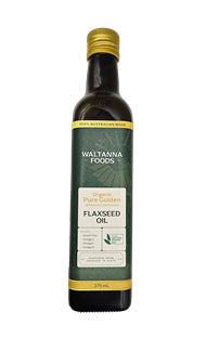Waltanna Foods Organic Pure Golden Flaxseed Oil 375ml
