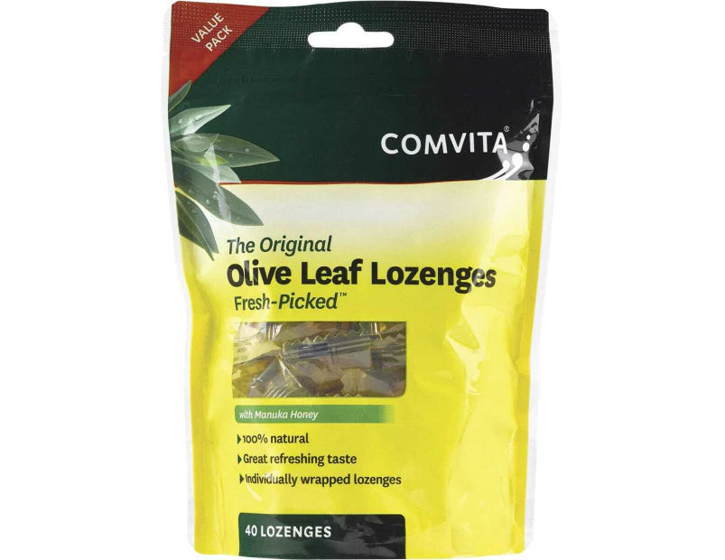 Comvita Olive Leaf Extract Lozenges with Manuka Honey 40pk