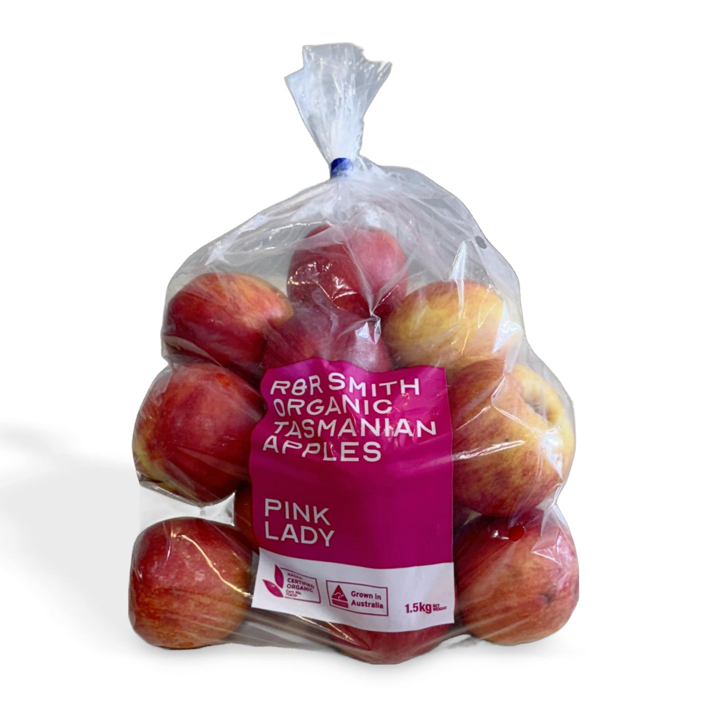 Apples Pink Lady Certified Organic 2kg Bag