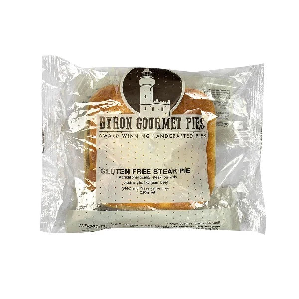 Byron Gourmet GF Organic Steak Pie 220g