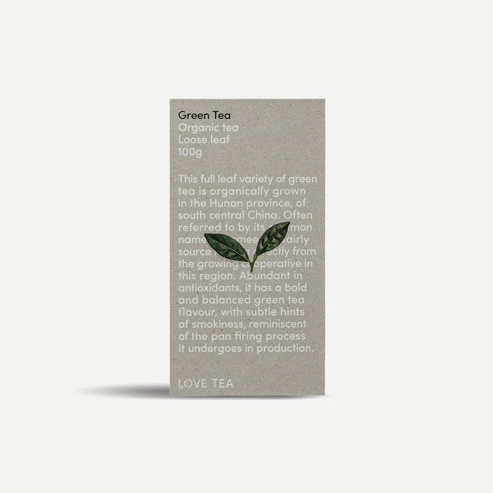 Love Tea Organic Green Tea Loose Leaf 100g