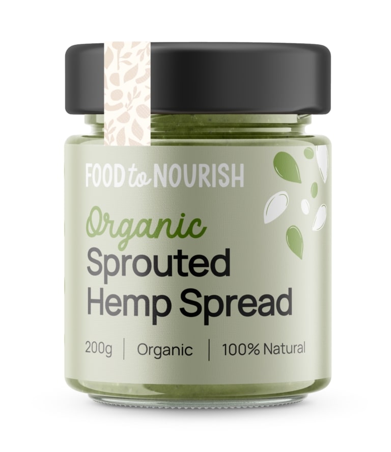Food To Nourish Organic Sprouted Hemp Seed Spread 200g