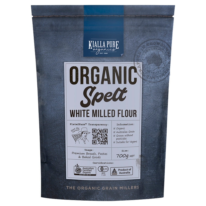 Kialla Pure Organic Australian Spelt Flour 700g