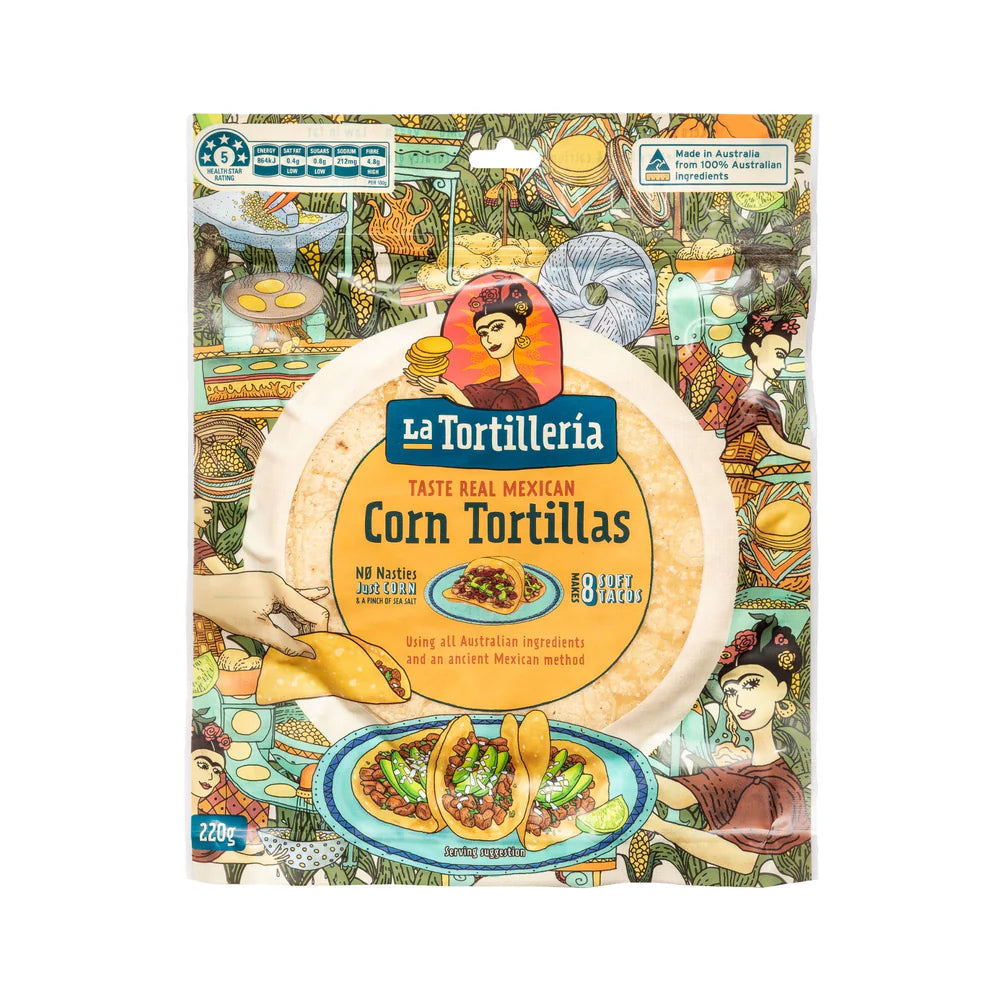La Tortilleria Corn Tortillas 8 Pack