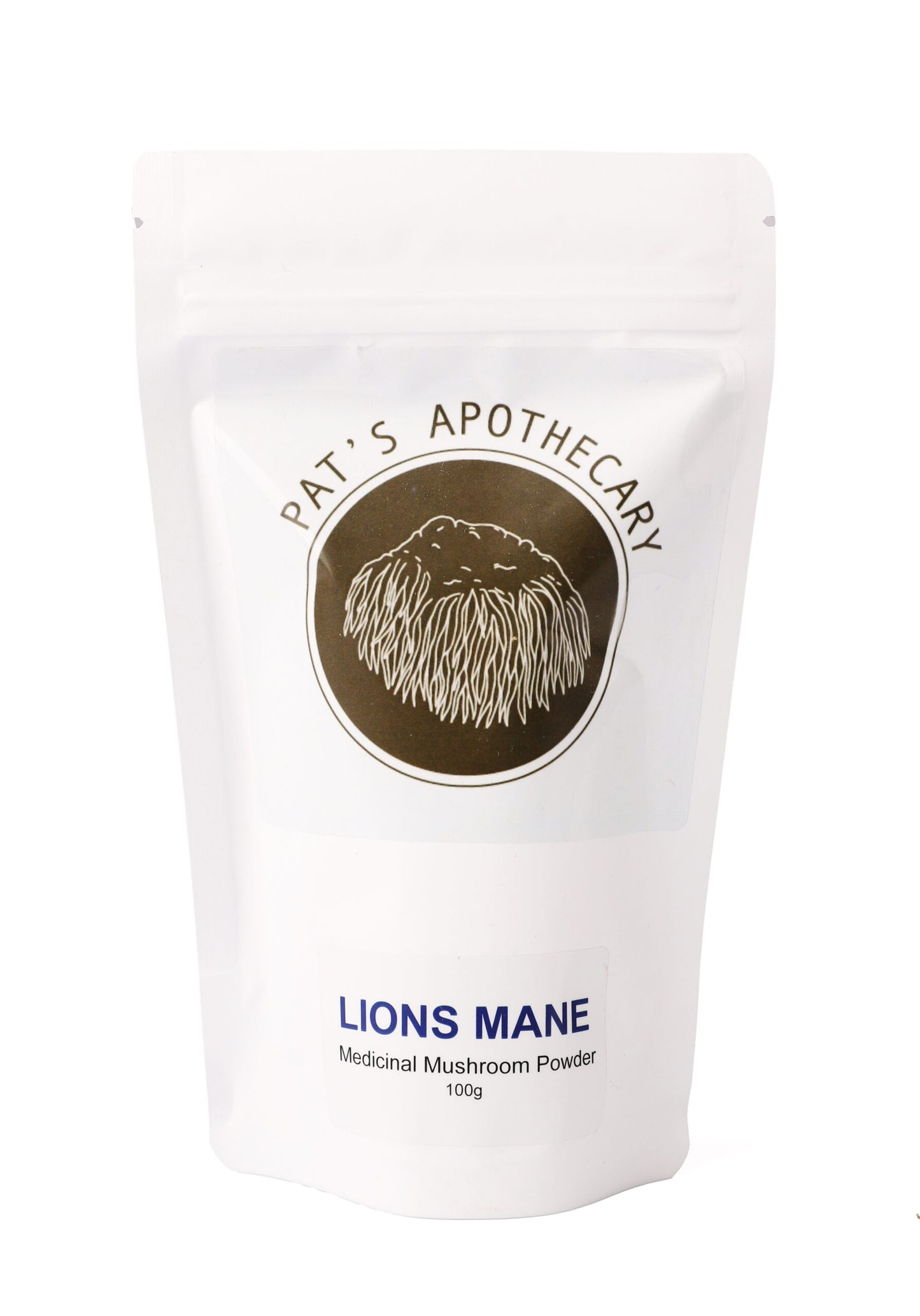 Pat's Apothecary Lions Mane Medicinal Mushroom Powder 100g