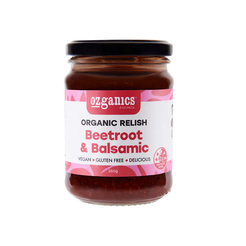 Ozganics Relish Beetroot & Balsamic 250g