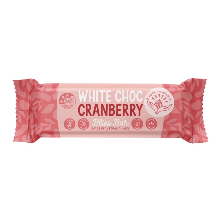 Food To Nourish White Chocolate Cranberry 40g