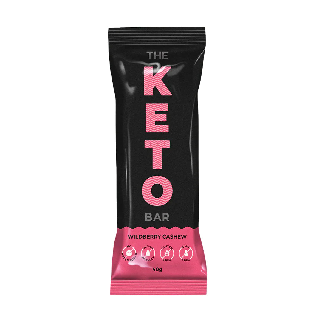 Yours Truly The Keto Bar Wildberry Cashew 40g