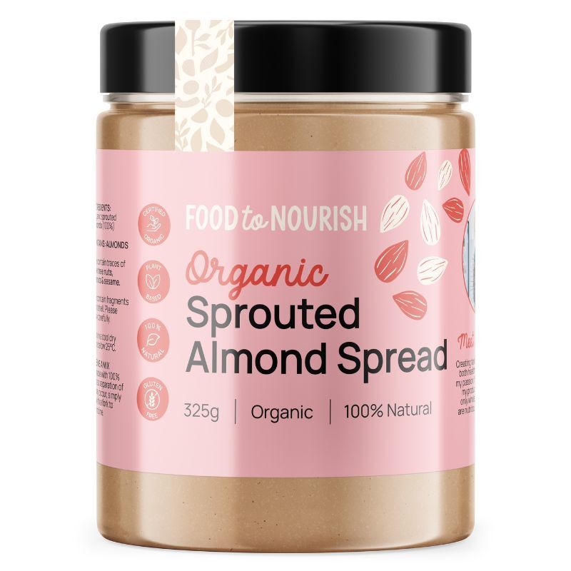 Food To Nourish Organic Sprouted Almond Spread 325g