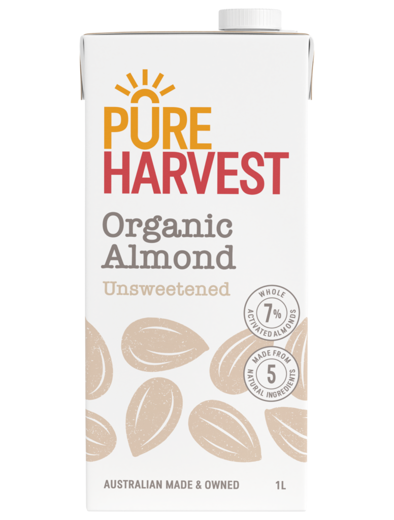Pure Harvest Organic Unsweetened Almond Milk 1L