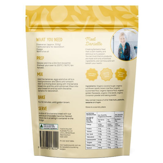 Food to Nourish Banana Bread Mix 360g