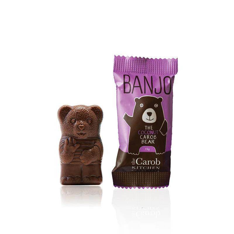 The Carob Kitchen Banjo the Coconut Carob Bear 15g