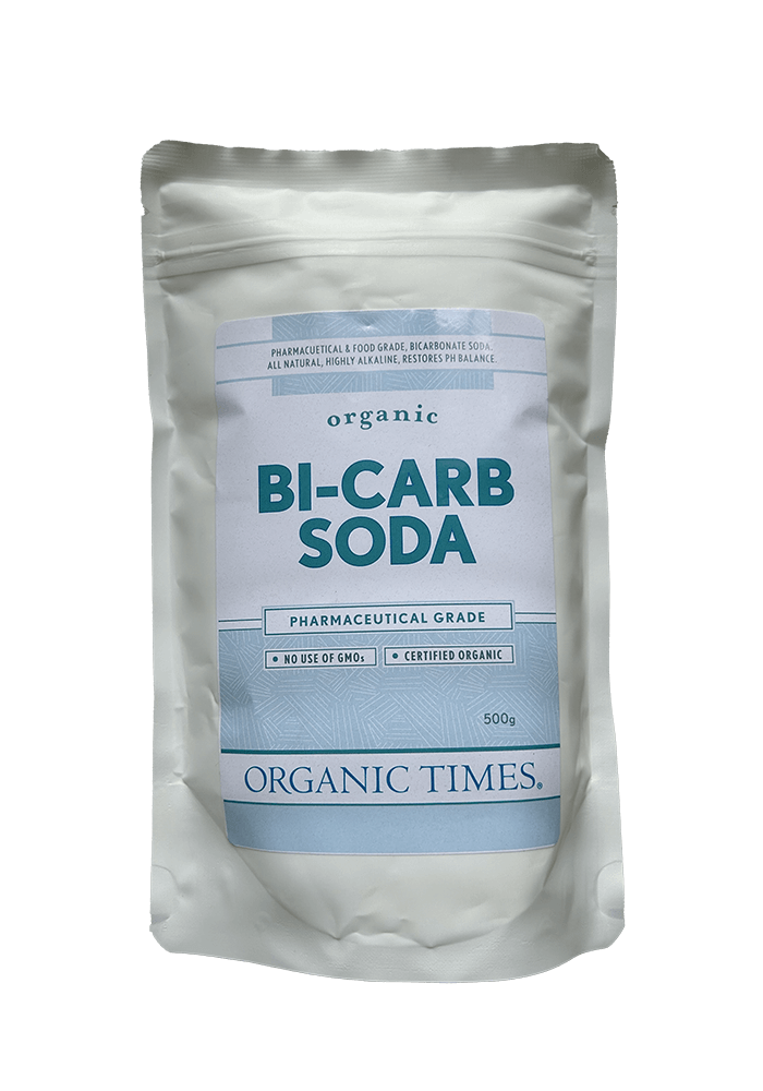 Organic Times Organic Bi-Carb Soda Pharmaceutical Grade 500g