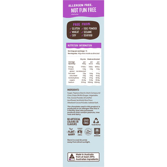 Well & Good GF Choc Fudge Brownie Mix 400g