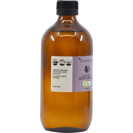 Vrindavan Organic Castor Oil 500ml