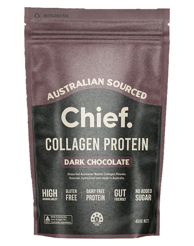 Chief Collagen Protein Powder Dark Chocolate 450g