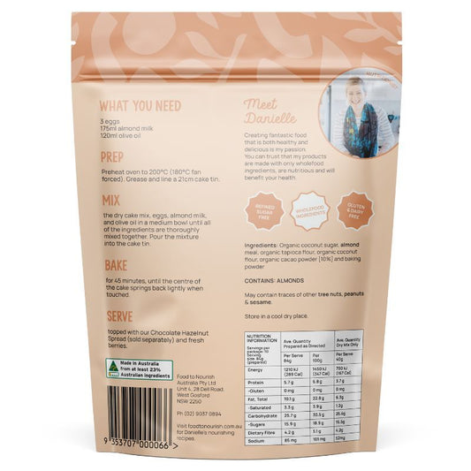 Food to Nourish Chocolate Cake Mix 400g