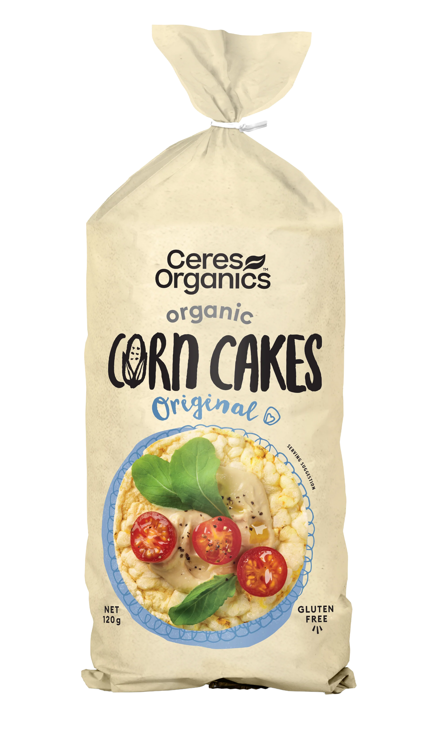 Ceres Organic Corn Cakes Original 120g