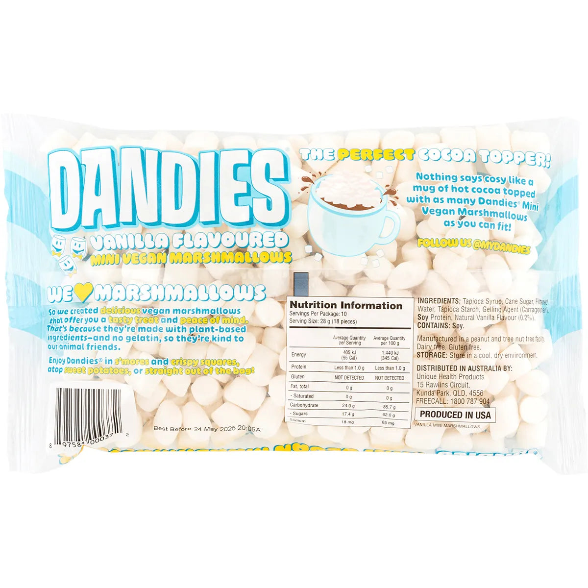 Dandies Vegan Mini Marshmallows 283g