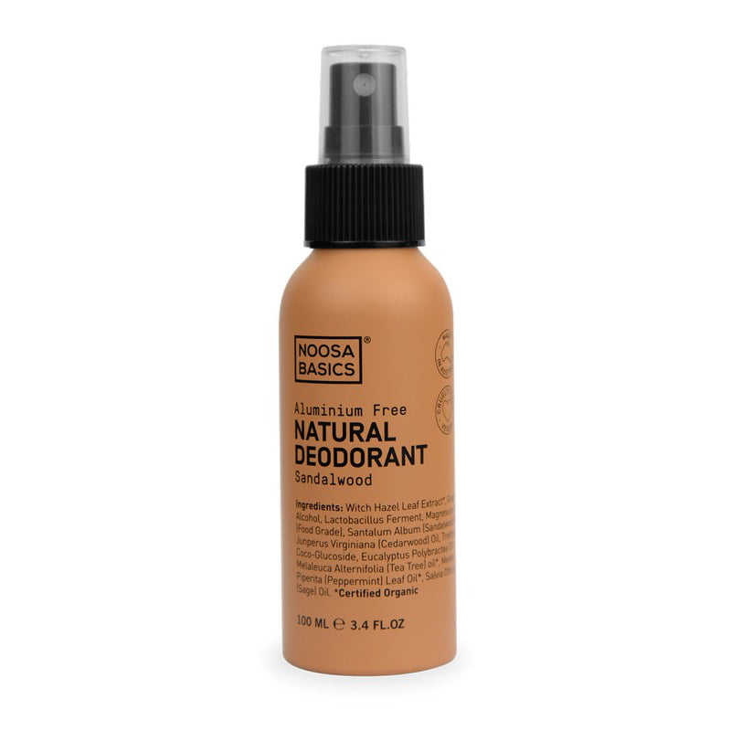 Noosa Basics Natural Deodorant Spray Sandalwood 100ml