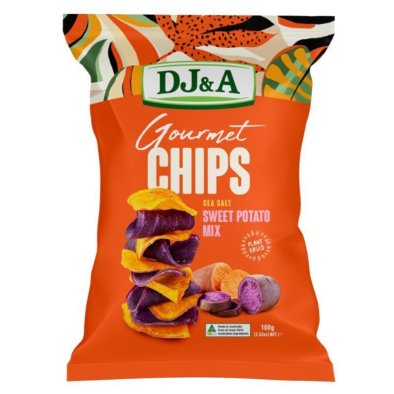 DJ&A Gourmet Chips Sweet Potato Chips Mix 100g