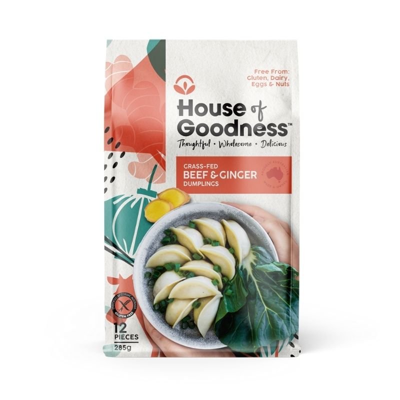 House of Goodness Beef & Ginger Dumplings 285g