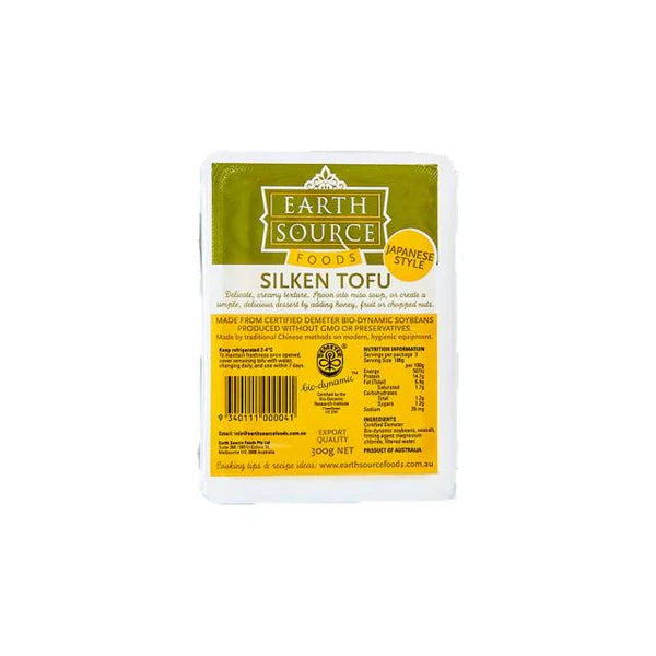 Earth Source Tofu Silken Biodynamic 300g