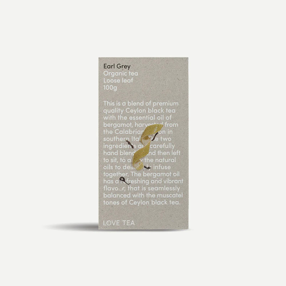 Love Tea Organic Earl Grey Loose Leaf 100g