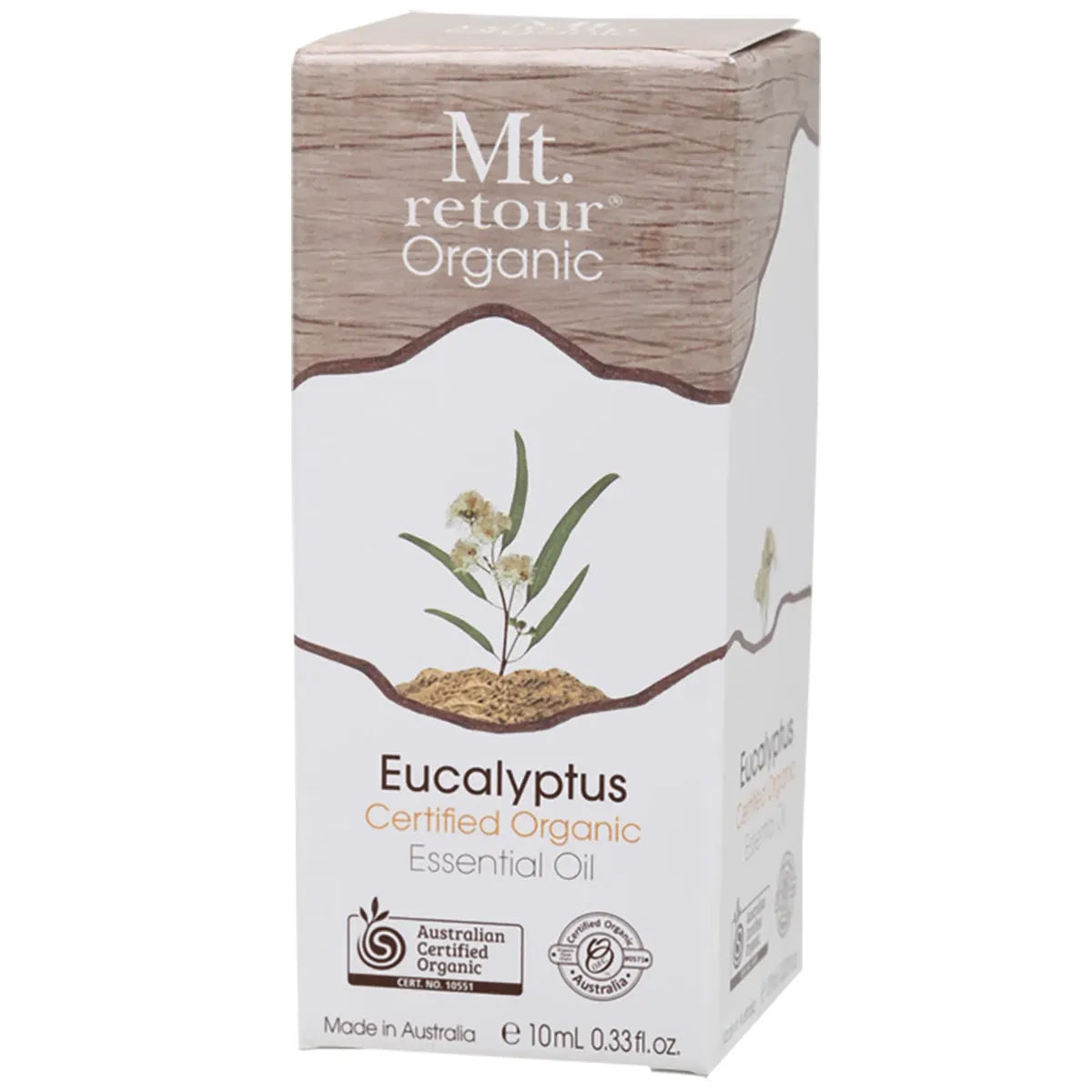Mt Retour Organic Eucalyptus Essential Oil 10ml