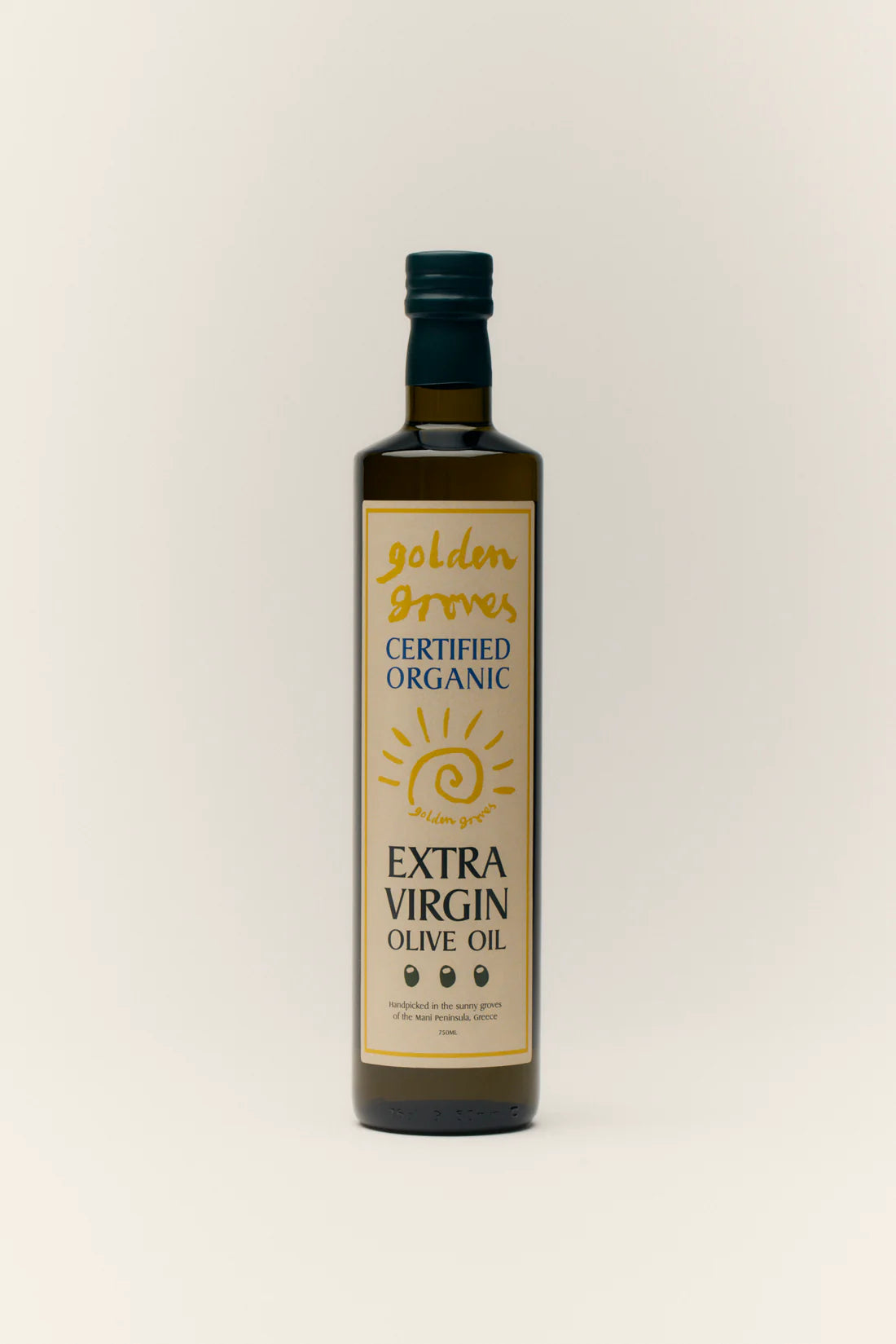 Golden Groves Organic Extra Virgin Olive Oil 750ml