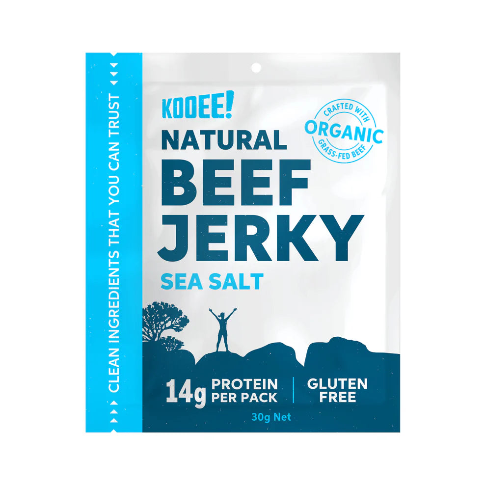 Kooee! Natural Beef Jerky Sea Salt 30g