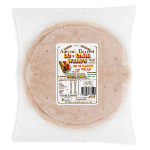Ancient Harvest Lo Carb Wraps 220g