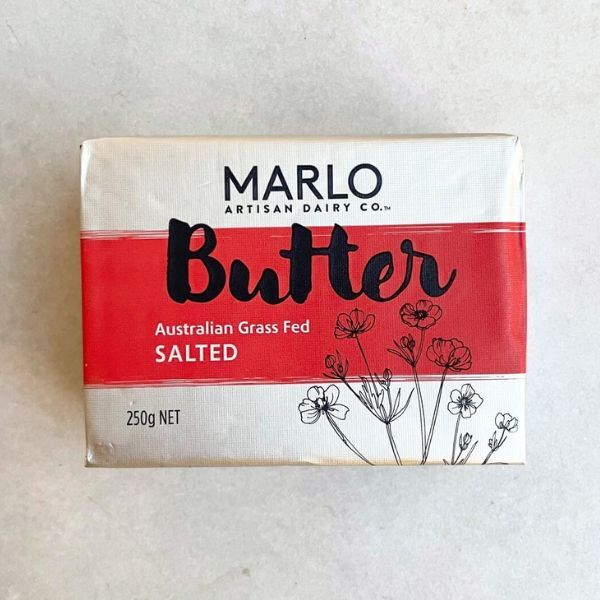 Marlo Artisan Grass Fed Butter Salted 250g