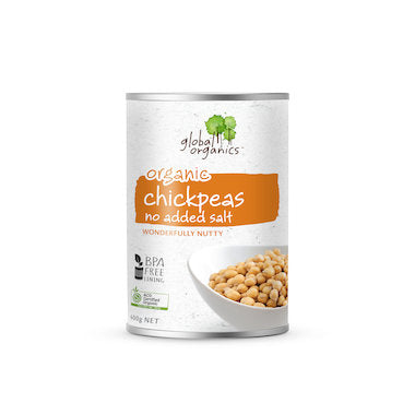 Global Organics Organic Chickpeas No Added Salt 400g