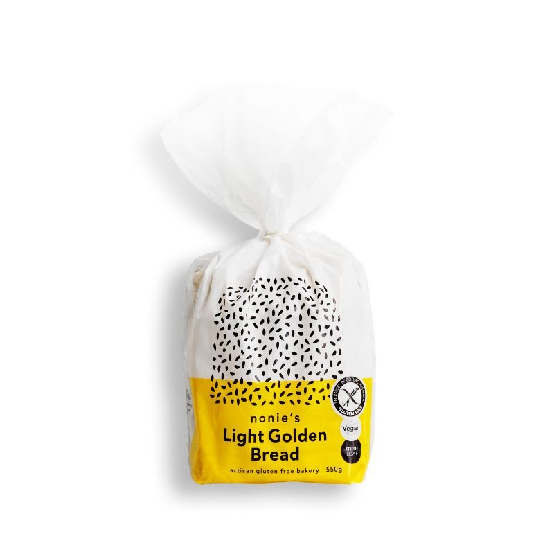 Nonie's Light Golden GF Bread 550g