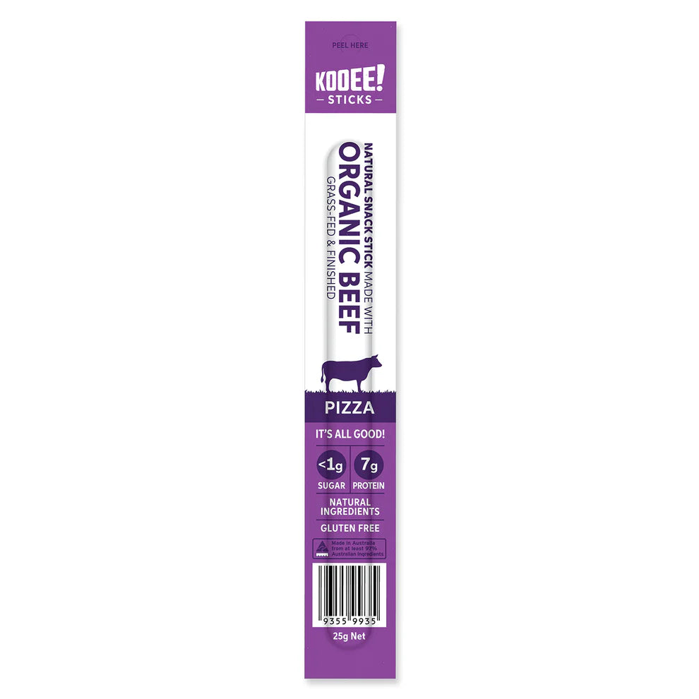 Kooee! Sticks Organic Beef Pizza Stick 25g (Copy)