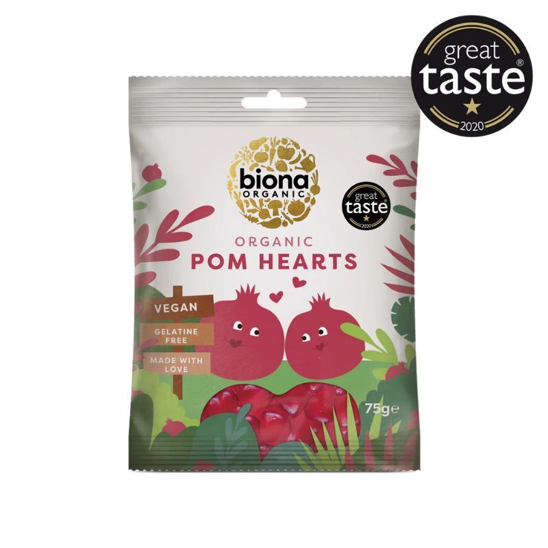 Biona Organic Pom Hearts 75g