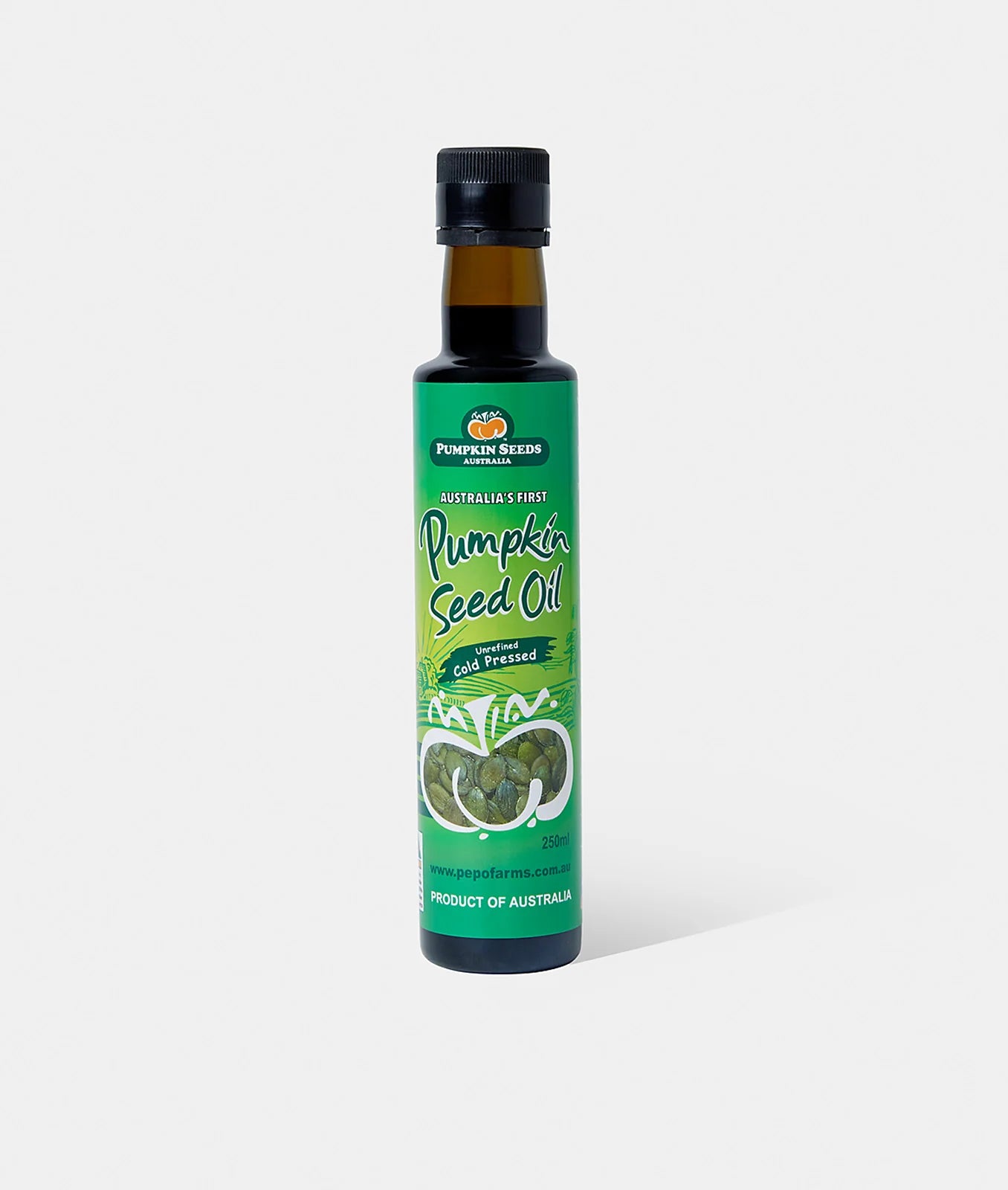 Pepo Farms Australian Pumpkin Seed Oil Cold Pressed 250ml