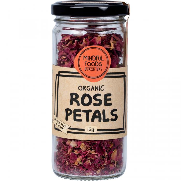 Mindful Foods Organic Rose Petals 15g