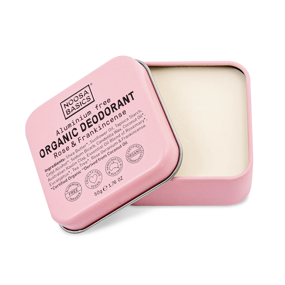 Noosa Basics Deodorant Tin Rose & Frankincense 50g