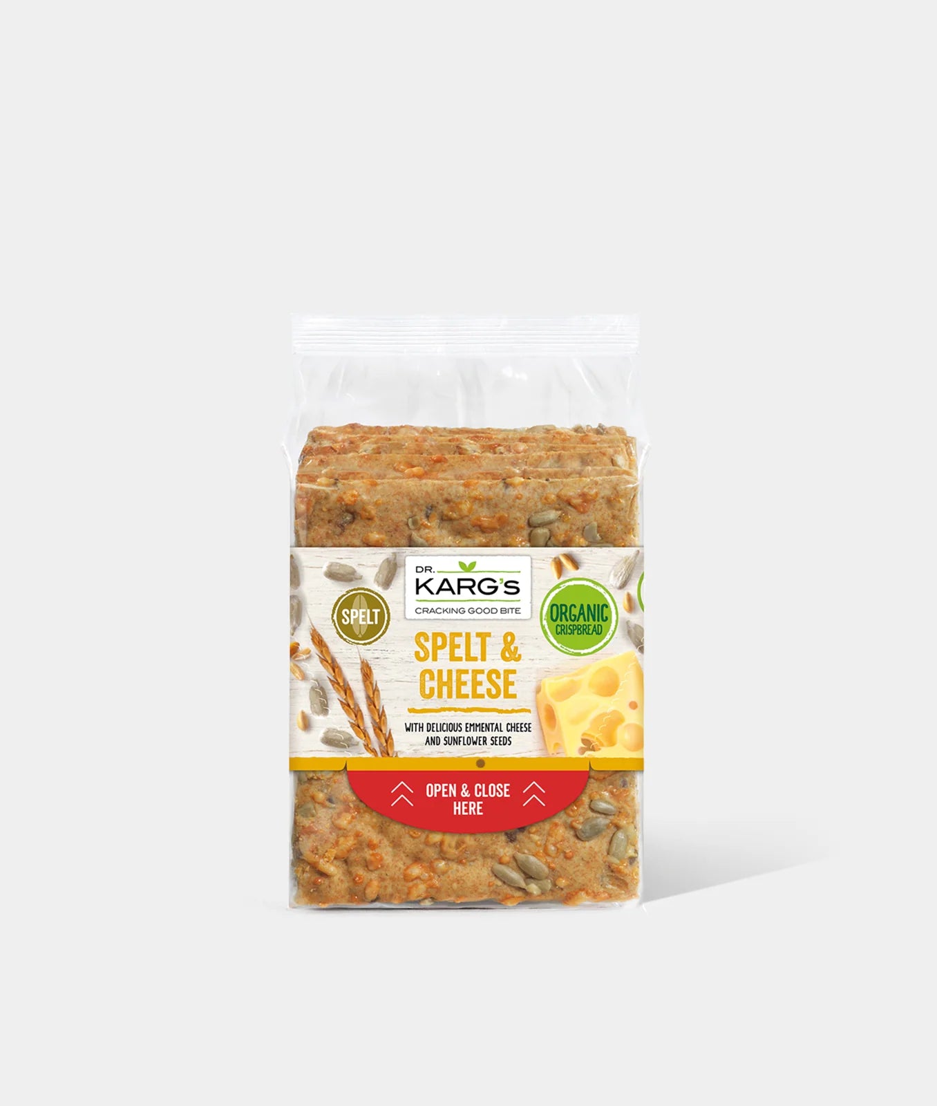 Dr Kargs Spelt & Cheese Organic Crispbread 200g