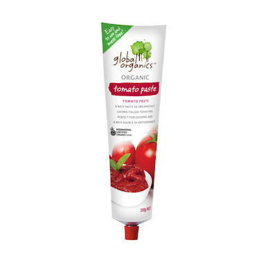 Global Organics Organic Tomato Paste Tube 200g
