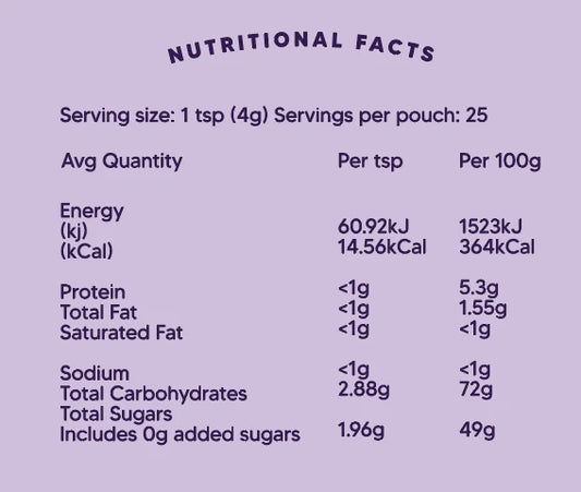 Mt. Wilder Wild Blueberry Organic Superpowder 100g