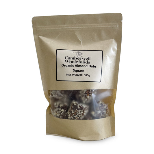 CW Organic Almond Date Squares 500g
