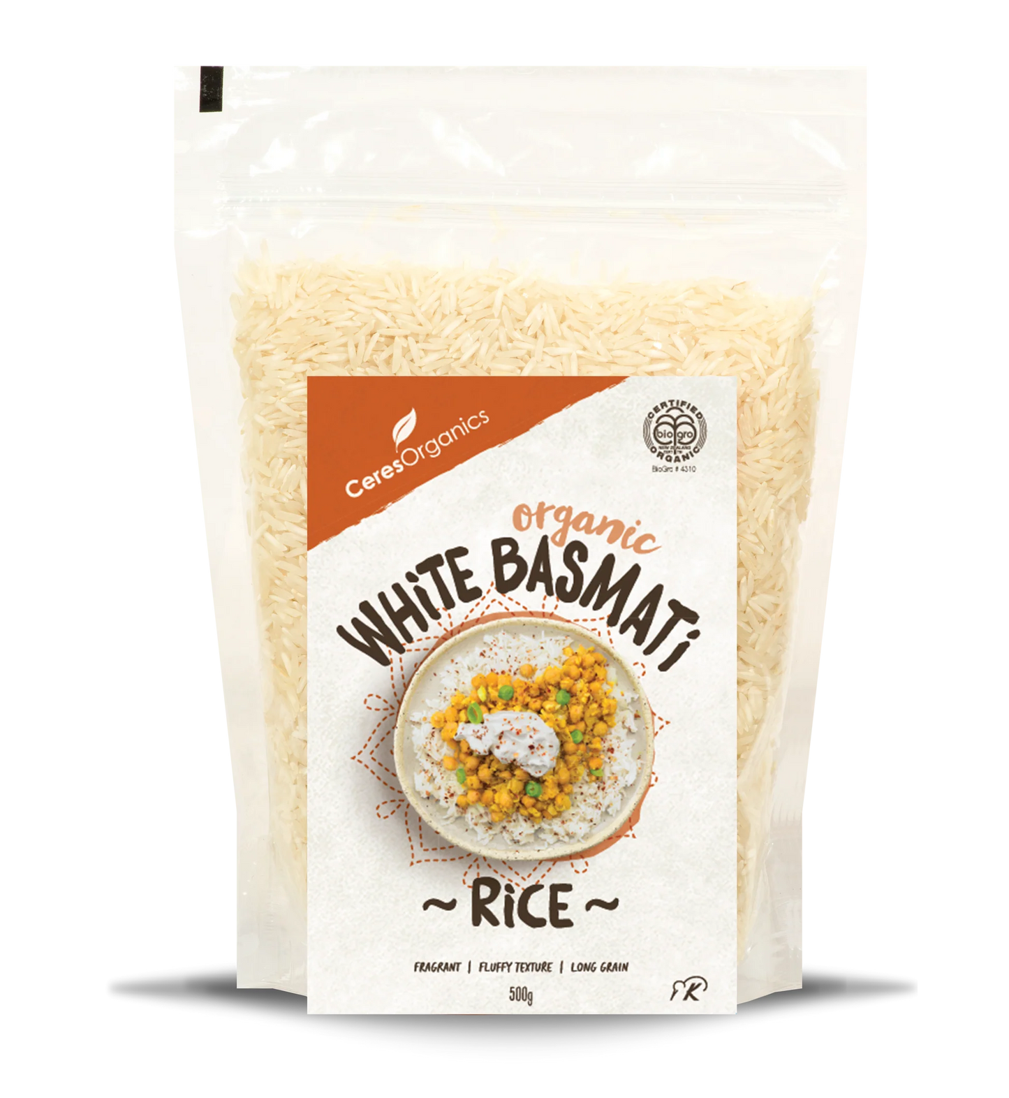 Ceres Organic Rice Basmati White 500g